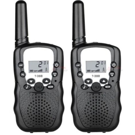Talkie-walkie pour enfants (lot de 2) - Émetteur-récepteur portable pour téléphone/radio-AquaForge (1/5)