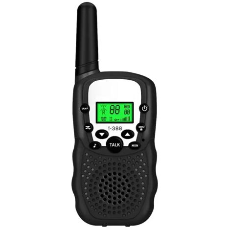 Lot de 2 mini talkies-walkies portables pour enfants, portée 6 km, radio bidirectionnelle-AquaForge (1/5)