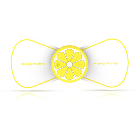 Coussin de massage cervical multifonctionnel portable, mini masseur de cou pour le dos, les épaules, la nuque et le corps - Citron - AquaForge (1/5)