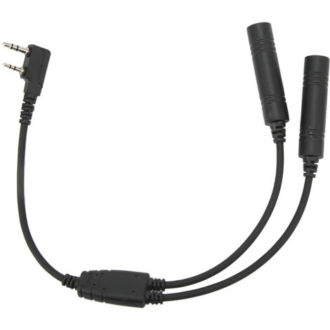 Adaptateur radio talkie-walkie à 2 broches (port K) mâle vers câble d'extension U 174/U pour Baofeng-AquaForge (1/5)