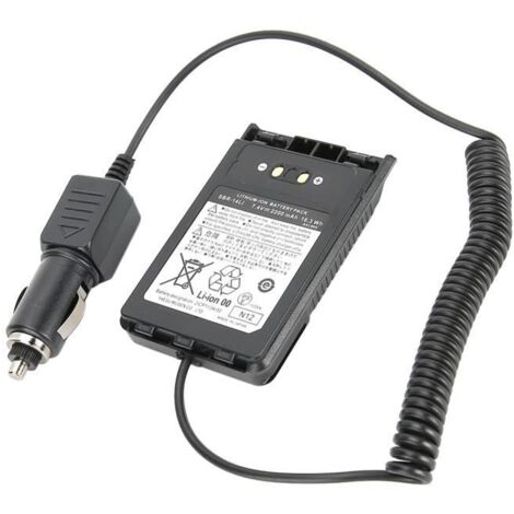HURRISE Chargeur de voiture SBR-14LI pour déchargeur de batterie de talkie-walkie, compatible avec les radios vidéo et audio.-AquaForge (1/4)