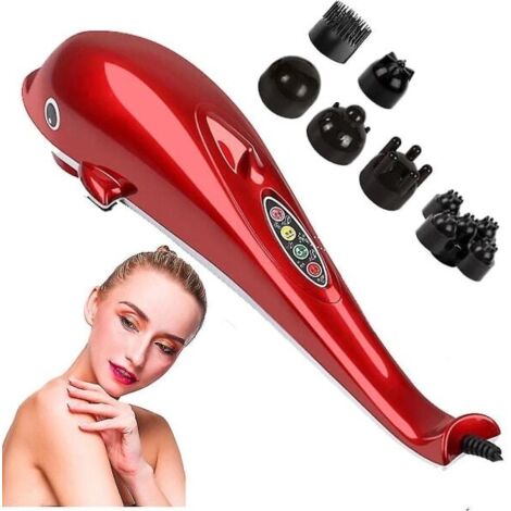 Masseur électrique dauphin, masseur dorsal, marteau vibrant, baguette infrarouge, rouleau, masseur cervical - AquaForge (1/5)