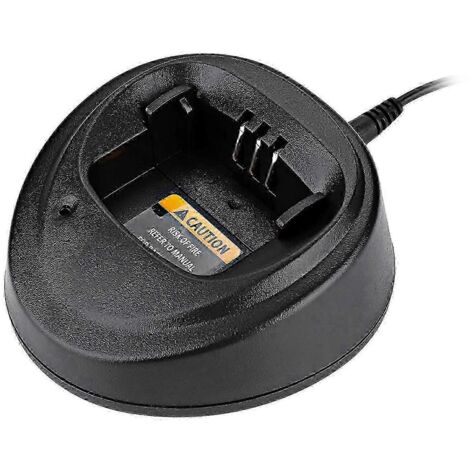 Chargeur secteur 12 V pour talkie-walkie compatible avec Motorola EP450/GP3188/GP3688/CP040 (prise UE) - Parfait-AquaForge (1/5)