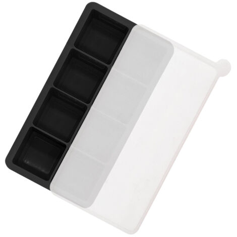 Bac à glaçons en silicone à 8 compartiments avec couvercle. - AquaForge (1/5)