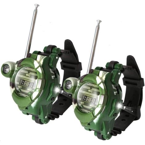 Talkie-walkie pour enfants, montres talkie-walkie radio bidirectionnelles avec fonction FL-AquaForge