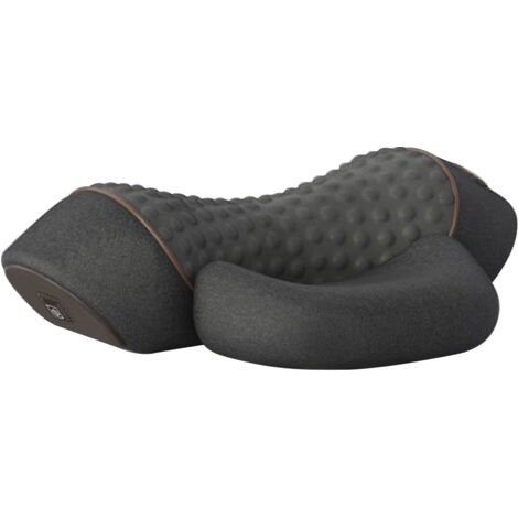 Oreiller de massage électrique pour la nuque avec fonction chauffante et vibrante, masseur shiatsu pour soulager les douleurs cervicales, oreiller orthopédique. (1/5)