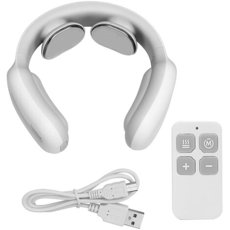 Appareil de massage électrique pour la nuque avec télécommande intelligente, soulageant les douleurs aux épaules et à la nuque - AquaForge (1/5)