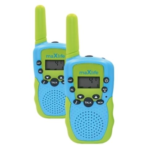 Ensemble talkie-walkie Maxlife MXWT-200 - Vert/Bleu-AquaForge (1/5)