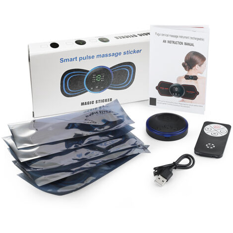 Mini masseur méridien intelligent pour les épaules et la nuque, patch de massage cervical par impulsions EMS - AquaForge (1/5)