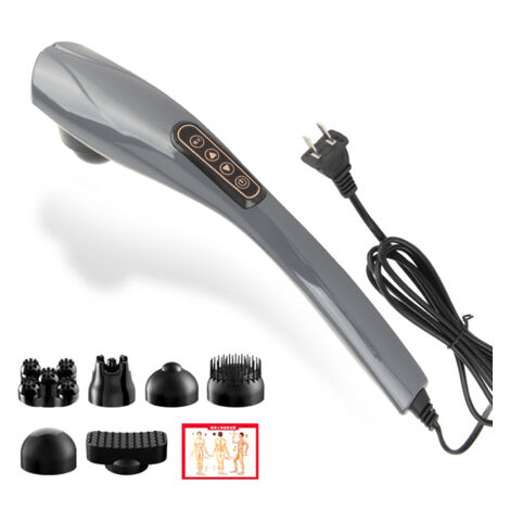 Appareil de massage portable pour les cervicales, le corps entier, 10 vitesses, 12 positions, pour les épaules, la nuque, la taille et les jambes, avec prise secteur. (1/5)