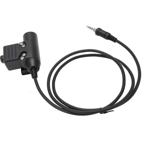 Adaptateur pour casque de talkie-walkie, connexion compacte et sécurisée par pression, compatible avec Yaesu Vertex VX-6R, VX-7R, VX-6E et VX-7E.-AquaForge (1/5)
