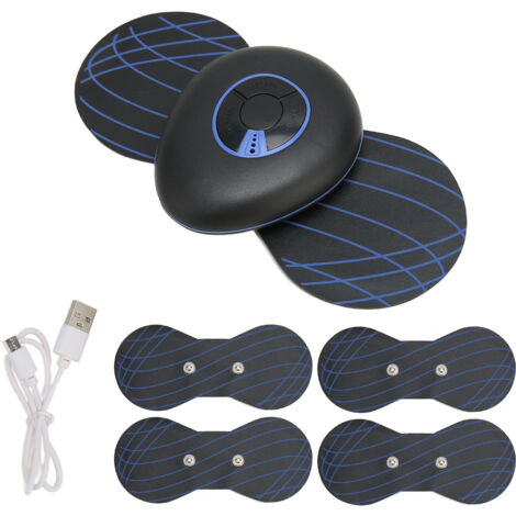 Coussinet de massage cervical, mini drainage lymphatique, 6 modes, chargement USB bioélectrique, coussinet de massage cervical ajustable - AquaForge (1/5)