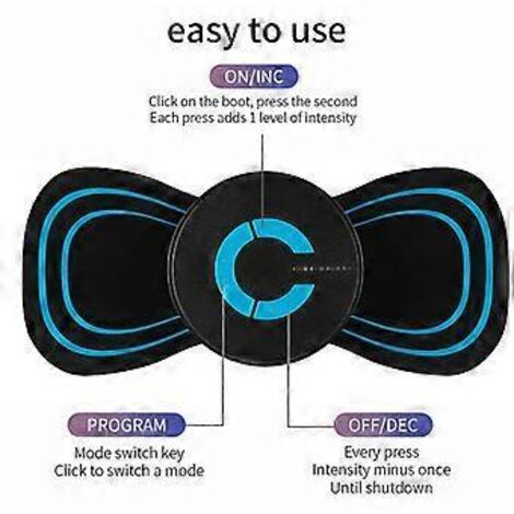 Mini masseur de cou, masseur électrique portable pour soulager la douleur et détendre les muscles - AquaForge (1/5)