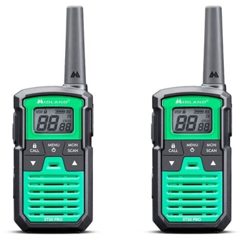 Talkie-walkie MIDLAND XT30 Pro Noir/Vert-AquaForge (1/5)