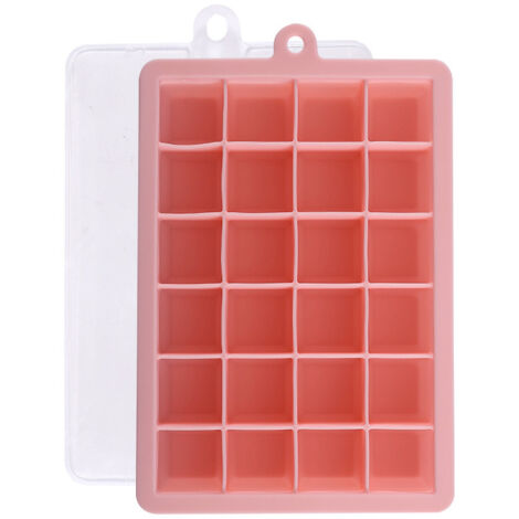 Poche de glace artisanale en silicone PP, forme originale pour réfrigérateur/congélateur, 24 compartiments. - AquaForge (1/5)