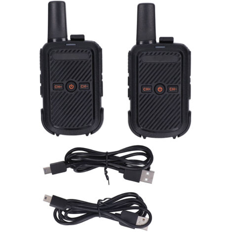 Mini talkie-walkie sans fil portable 8W 400-470MHz anti-interférences pour salons de coiffure, bars, karaokés et supermarchés-AquaForge (1/5)