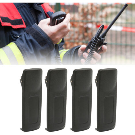 Lot de 4 clips de ceinture de rechange pour talkie-walkie Motorola XPR3300e, XPR3500e, XPR7550e, D\u200b\u200bP4000 et APX4000-AquaForge (1/5)