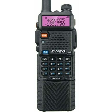 Talkie-walkie UV-5R 8W avec batterie 3800 mAh, radio FM, émetteur-récepteur radio double bande haute puissance 128 canaux (lot de 2) h-AquaForge