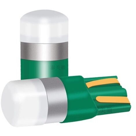 Ampoule LED T10 W5W pour phare de voiture (verte) - AquaForge (1/5)