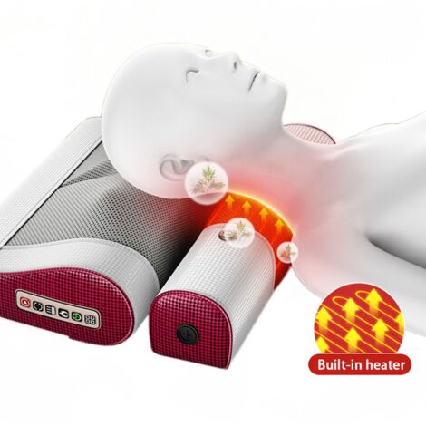 Oreiller de massage cervical électrique et stimulateur pour la nuque - AquaForge (1/5)