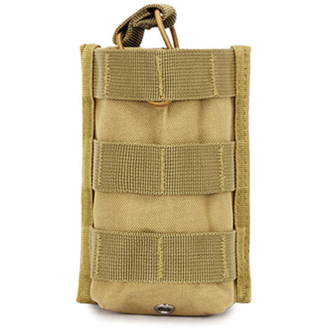 Étui de poche pour radio bidirectionnelle en tissu Oxford haute résistance et durable, portable, pour talkie-walkie, couleur kaki-AquaForge (1/5)