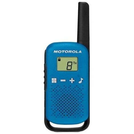 Talkie-walkie Motorola - Lot de 2 - Bleu - Portée 8 km - Mains libres - Puissance 500 mW-AquaForge (1/3)