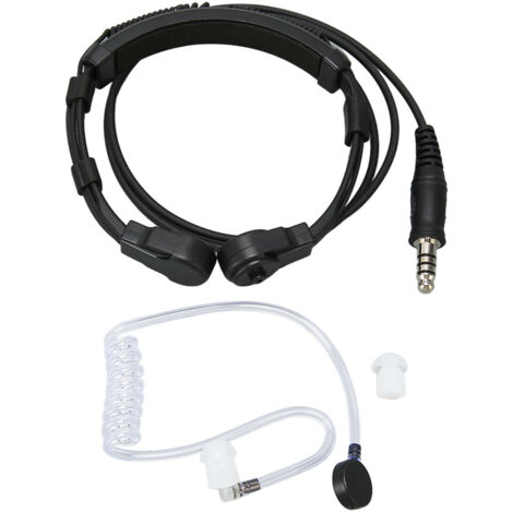 Microphone de gorge télescopique 7,1 mm avec réduction de bruit et son clair, compatible avec les talkies-walkies.-AquaForge (1/5)