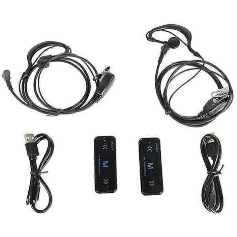 Talkie-walkie portable V1 Mini, bidirectionnel, chargement USB - Talkies-walkies UHF C1-AquaForge (1/5)