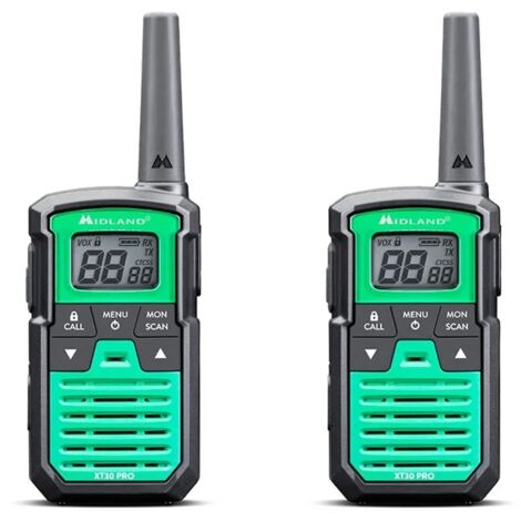 Talkie-walkie Midland XT30 Pro Noir/Vert-AquaForge (1/5)