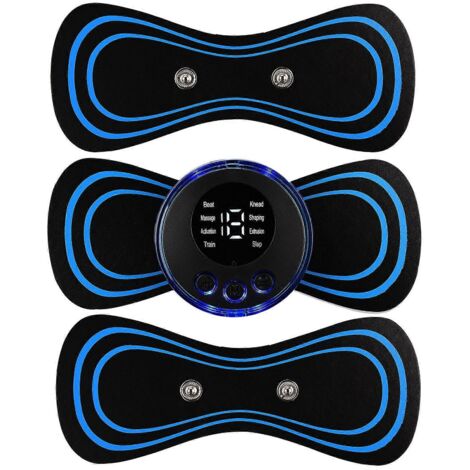 Nouveauté 2023 - Mini masseur électrique pour la nuque et le dos, patch de massage cervical EMS, soulage la douleur, portable - AquaForge (1/4)
