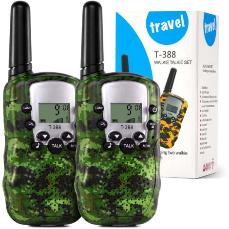 Talkies-walkies pour enfants, radios bidirectionnelles pour garçons et filles de 3 à 15 ans - Lot de 2-AquaForge (1/5)