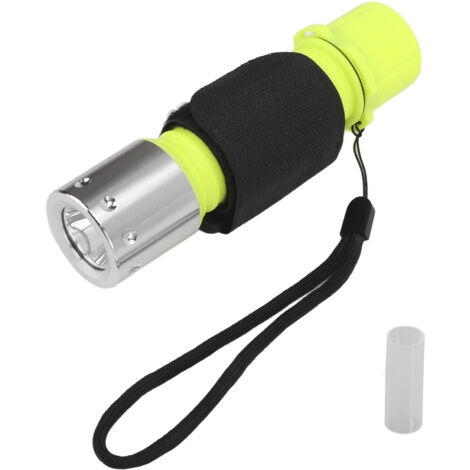 Lampe de plongée LED étanche et robuste en alliage d'aluminium (IPX8), portable, légère et polyvalente. - AquaForge (1/5)