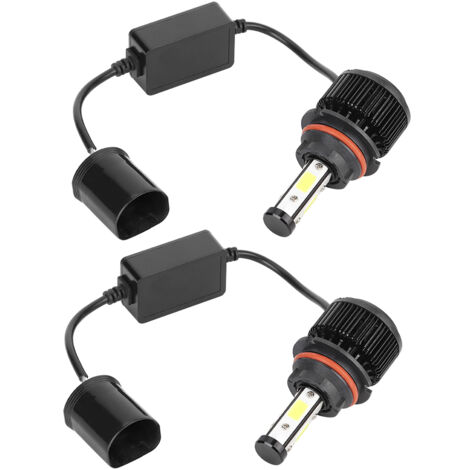 Ampoules LED X6-COB pour phares de voiture, 9004, 8000 lm, source de lumière blanche haute luminosité. - AquaForge (1/5)