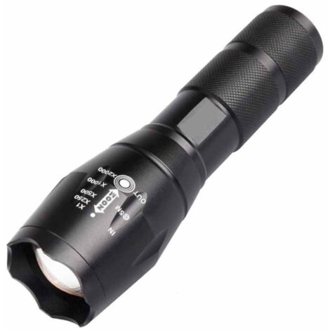 Lampe torche LED, 5 modes tactiques, étanche IPX5 - AquaForge (1/5)