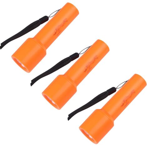 Lampe torche LED portable étanche IPX8 pour la plongée sous-marine, la pêche, le camping et une utilisation autonome (lot de 3) - AquaForge (1/5)