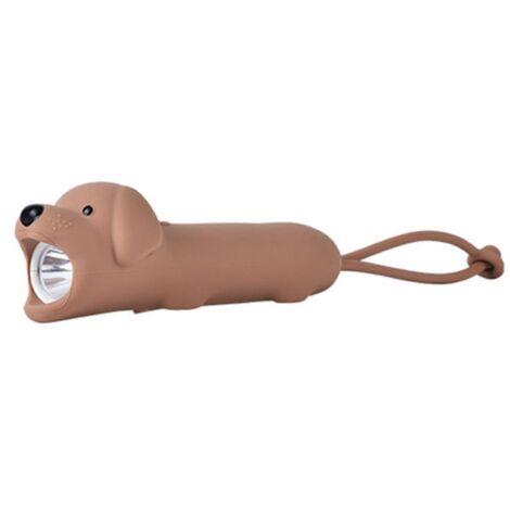 Lampe torche LED rechargeable pour enfants, en silicone mignon avec un imprimé animal, 2 modes d'éclairage et un mode nuit réglable. - AquaForge (1/5)