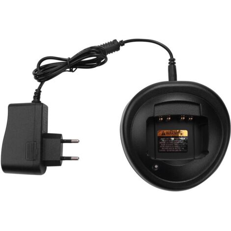 Chargeur de bureau pour radio CB GP328, adaptateur pour interphone GP320, GP338, GP340, GP360, GP380, GP240, GP280, GP329 et GP540 (prise européenne).-AquaForge (1/5)