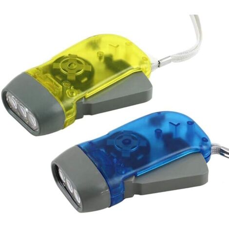 Lampe torche dynamo à 3 LED - AquaForge (1/2)