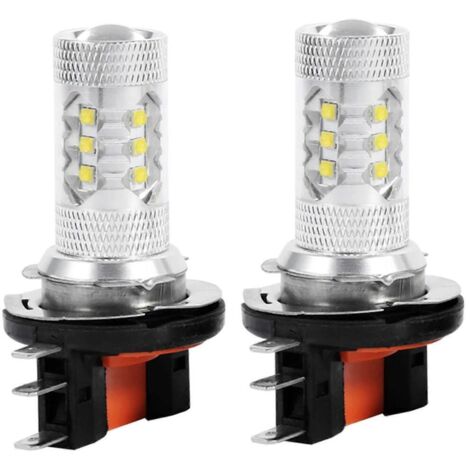 2 ampoules LED H15 pour phares, feux de route, 16 LED blanches, feux de jour, accessoires automobiles universels - AquaForge (1/5)