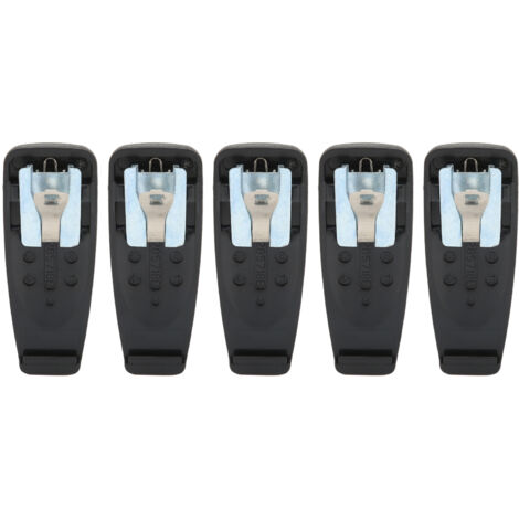 Lot de 5 clips de ceinture pour radio portable multifonctionnelle, compatibles avec les talkies-walkies Motorola GP2000, GP88S, GP328 et GP338.-AquaForge (1/5)