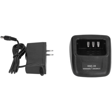 Station de charge pour talkie-walkie Kenwood TK-U100 TK3000 TK2312 TK3312 TK2400 KNB-65L/63L (batterie 110-240V, prise UE)-AquaForge (1/5)
