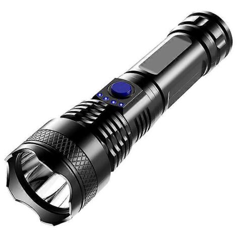 Lampe torche tactique LED rechargeable ultra-lumineuse 14500/400 mAh pour le travail. - AquaForge (1/4)