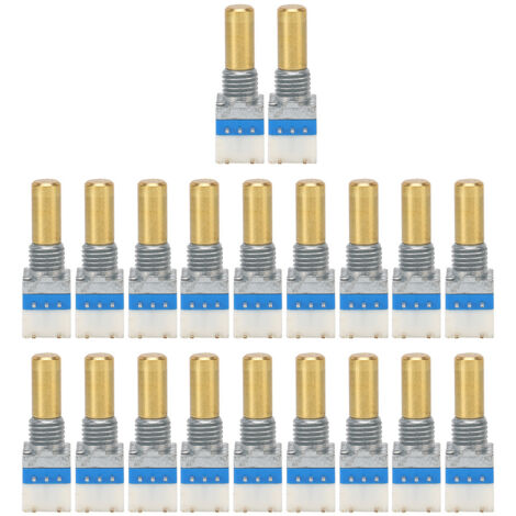 Lot de 20 boutons de volume 3107 en alliage d'aluminium pour talkie-walkie, compatibles avec les modèles UV5R, BF-888S et TK3107-AquaForge (1/5)
