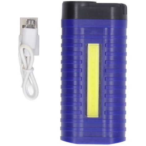 Lampe torche LED COB pour une utilisation en extérieur, avec deux ampoules, clip stylo et chargement USB. - AquaForge (1/5)