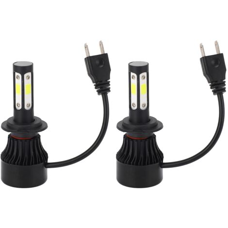 2 ampoules LED universelles pour phares de voiture avec culot H7, feux de route puissants. - AquaForge