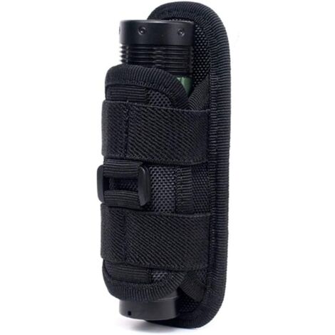 Étui tactique militaire pour lampe torche en nylon imperméable, idéal pour la chasse, le camping et les randonnées. - AquaForge (1/5)