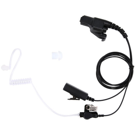 Oreillette PTT avec tube acoustique pour talkie-walkie Motorola HT1000 XTS3000 XTS5000-AquaForge (1/5)