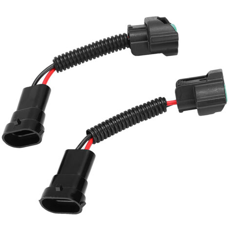 Lot de 2 adaptateurs de douille pour ampoule de phare H11 avec faisceau de câblage pour phares de voiture. - AquaForge (1/5)