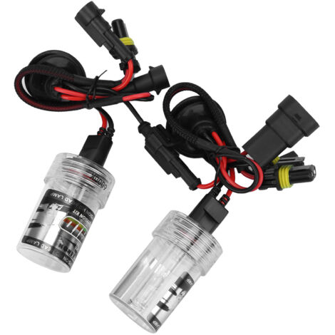 Ampoule de phare haute luminosité blanche 9005 35 W 6000 K 3250 lm pour voiture, installation facile (Plug and Play) - AquaForge (1/5)