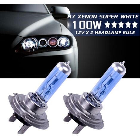 Lampe Halogène H7 12V 100W Blanc Xénon 6000k pour Farol de Carro GL-FA--AquaForge (1/5)